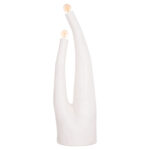 ΔΙΑΚΟΣΜΗΤΙΚΟ ΦΩΤΙΣΤΙΚΟ ΔΑΠΕΔΟΥ TUSKEN HM4702.02 FIBER CEMENT-ΛΕΥΚΟ 50x43x145Υεκ - Image 3