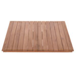ΕΠΙΦΑΝΕΙΑ ΤΡΑΠΕΖΙΟΥ ΤΕΤΡΑΓΩΝΗ HM18136 ΞΥΛΟ TEAK--ΦΥΣΙΚΟ 70x70x4(πάχος)εκ. - Image 4