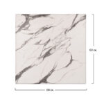 ΕΠΙΦΑΝΕΙΑ ΤΡΑΠΕΖΙΟΥ WERZALIT 60Χ60Χ3.5εκ. MARBLE WHITE-GREY 5657 HM5229.11 - Image 2