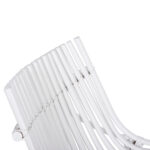 ΚΑΡΕΚΛΑ ΕΞΩΤ.ΧΩΡΟΥ CELLION HM9812.03 ΡΑΒΔΟΙ RATTAN ΣΕ ΛΕΥΚΟ ΧΡΩΜΑ 76x72x83Υεκ. - Image 8