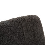 ΚΑΡΕΚΛΑ SHELLY HM8590.01 ΓΚΡΙ TEDDY ΥΦΑΣΜΑ ME ΜΕΤΑΛΛΙΚΑ ΜΑΥΡΑ ΠΟΔΙΑ 48x64x87Yεκ. - Image 9