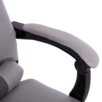 ΚΑΡΕΚΛΑ ΓΡΑΦΕΙΟΥ CRONER HM1196.02 ΓΚΡΙ MESH-ΜΕΤΑΛ.ΒΑΣΗ 58x67x124Υεκ. - Image 9