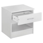 ΚΟΜΟΔΙΝΟ ΜΕ 1 ΣΥΡΤΑΡΙ LANEY ΛΕΥΚΟ HM2345.05 45x35,5x47 εκ. - Image 3