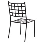 ΜΕΤΑΛΛΙΚΗ ΚΑΡΕΚΛΑ EMERY HM5509 ΣΕ ΜΑΥΡΗ ΑΠΟΧΡΩΣΗ 46x58x88  cm - Image 5