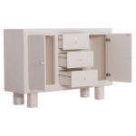 ΜΠΟΥΦΕΣ ΣΕΙΡΑ SANTORINI HM18048 MDF ΣΕ ΥΠΟΛΕΥΚΟ ΧΡΩΜΑ-3 ΣΥΡΤΑΡΙΑ & 2 ΠΟΡΤΕΣ 120x38x80Υεκ. - Image 7