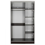 ΝΤΟΥΛΑΠΑ ΣΥΡΟΜΕΝΗ ADLER ΣΥΡΟΜΕΝΗ ΜΕΛΑΜΙΝΗΣ 120x60x220Υεκ. ΔΙΦΥΛΛΗ WENGE ΜΕ ΚΑΘΡΕΠΤΗ HM2460.02 - Image 4