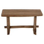 ΠΑΓΚΑΚΙ YEDI HM9347 ΑΠΟ ΜΑΣΙΦ ΞΥΛΟ TEAK ΦΥΣΙΚΟ 80X40X44Y εκ. - Image 3