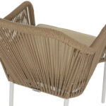 ΠΟΛΥΘΡΟΝΑ ΑΛΟΥΜΙΝΙΟΥ LOKKI HM5855.01 ΛΕΥΚΟ ΜΕ ΣΧΟΙΝΙ WICKER PE ΜΠΕΖ 56x66x82Υ εκ. - Image 10