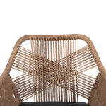ΠΟΛΥΘΡΟΝΑ TOPIN HM6048.03 ΑΛΟΥΜΙΝΙΟ ΑΝΘΡΑΚΙ-P.E. RATTAN ΜΠΕΖ-ΜΑΞΙΛΑΡΙ ΑΝΘΡΑΚΙ - Image 7