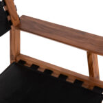 ΠΟΛΥΘΡΟΝΑ KONNA HM9928.01 TEAK ΞΥΛΟ ΣΕ ΦΥΣΙΚΟ-ΔΕΡΜΑ ΑΓΕΛΑΔΟΣ ΣΕ ΜΑΥΡΟ 80x64x73Υεκ. - Image 8