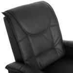 ΠΟΛΥΘΡΟΝΑ RELAX ΜΕ ΜΗΧΑΝΙΣΜΟ MASSAGE ROCCA HM0026.01 PU ΜΑΥΡΟ 88x90x80 εκ. - Image 8
