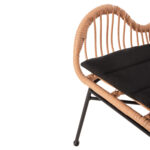 ΠΟΛΥΘΡΟΝΑ ΣΤΥΛ ΜΠΕΡΖΕΡΑΣ ALLEGRA HM5704.11 P.E.RATTAN ΜΠΕΖ-ΜΑΥΡΟ ΜΕΤΑΛΛΟ 66x59x90Υεκ. - Image 10