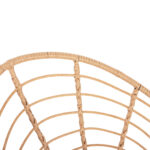ΠΟΛΥΘΡΟΝΑ ΤΥΠΟΥ ΦΩΛΙΑ ΜΕΤΑΛΛΙΚΗ ALLEGRA HM5458.11 ΜΕ WICKER ΜΠΕΖ 73x78x88Υεκ. - Image 8