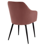 ΠΟΛΥΘΡΟΝΑΚΙ CHARLES HM8522.02 ΜΕ ΒΕΛΟΥΔΟ ΣΑΠΙΟ ΜΗΛΟ 52x60x89Υ εκ. - Image 5