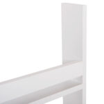 ΡΑΦΙΕΡΑ ΤΟΙΧΟΥ SANI HM18224.01 ΜΕΛΑΜΙΝΗ ΣΕ ΛΕΥΚΟ 60x10x120Υεκ. (4 ΡΑΦΙΑ) - Image 6