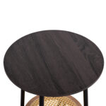 ΣΕΤ 2ΤΜΧ ΤΡΑΠΕΖΙΑ ΣΑΛΟΝΙΟΥ SEWELL HM21087 MDF-ΜΕΤΑΛΛΟ-ΣΥΝΘΕΤΙΚΟ RATTAN Φ80εκ & Φ45εκ - Image 6