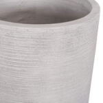 ΣΕΤ 3ΤΜΧ ΓΛΑΣΤΡΕΣ ΚΥΛΙΝΔΡΟΙ ΣΕΙΡΑ GARDENER HM4721 FIBERCLAY-ΧΡΩΜΑ CEMENT Φ42x78Υεκ - Image 8