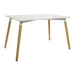 ΣΕΤ ΤΡΑΠΕΖΑΡΙΑ 5Τ ΤΡΑΠΕΖΙ MINIMAL 120x80x73 cm-TWIST ΜΑΥΡΕΣ HM10080.02 - Image 4