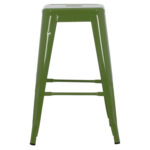 ΣΚΑΜΠΟ ΜΕΣΑΙΟΥ ΥΨΟΥΣ ΜΕΤΑΛΛΙΚΟ MELITA-PRO HM8573.53 ΣΕ LIGHT OLIVE GREEN 43x43x67Υεκ. - Image 3