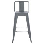 ΣΚΑΜΠΟ ΜΠΑΡ ΜΕΣΑΙΟΥ ΥΨΟΥΣ ΜΕΤΑΛΛΙΚΟ MELITA-PRO HM8574.50 ΓΚΡΙ 43x43x88Υεκ. - Image 3
