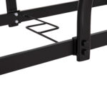 ΤΡΑΠΕΖΙ BRUNO 150X90Χ72Υεκ. ΜΕΤΑΛΛΙΚΟ ΜΑΥΡΟ ΜΕ ΓΥΑΛΙΝΗ ΕΠΙΦΑΝΕΙΑ HM5145.03 - Image 7