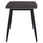 ΤΡΑΠΕΖΙ RAVEN HM9854.02 ΚΕΡΑΜΙΚΟ TOP ΜΑΥΡΟ ΜΑΡΜΑΡΟ-ΜΑΥΡΟ ΜΕΤΑΛΛΟ 120x70x73Υεκ. - Image 5