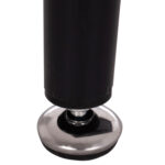 ΤΡΑΠΕΖΙ RAVEN HM9854.02 ΚΕΡΑΜΙΚΟ TOP ΜΑΥΡΟ ΜΑΡΜΑΡΟ-ΜΑΥΡΟ ΜΕΤΑΛΛΟ 120x70x73Υεκ. - Image 9