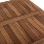 ΤΡΑΠΕΖΙ ΤΕΤΡΑΓΩΝΟ KENDALL ΠΤΥΣΣΟΜΕΝΟ HM9544 TEAK ΣΕ ΦΥΣΙΚΟ ΧΡΩΜΑ 80x80x75Yεκ. - Image 6