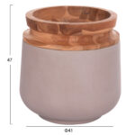 ΔΙΑΚΟΣΜΗΤΙΚΑ ΒΑΖΑ ΔΑΠΕΔΟΥ 2ΤΜΧ LINTER HM21140.04 FIBER CEMENT TAUPE-ΞΥΛΟ ΤΕΑΚ 47Υ & 60Υεκ - Image 2