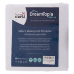 ΕΠΙΣΤΡΩΜΑ ΑΔΙΑΒΡΟΧΟ VELURA HM12174.160 MICROFIBER & PU--4 ΛΑΣΤΙΧΑ 160x200εκ - Image 3
