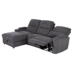 ΚΑΝΑΠΕΣ ΑΡΙΣΤΕΡΗ ΓΩΝΙΑ SYNTHIA HM3308.03L ΑΝΑΚΛΙΣΗ & ΑΠΟΘ.ΧΩΡΟΣ--ΓΚΡΙ 245x170x98Υεκ - Image 4