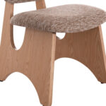 ΚΑΡΕΚΛΑ ΤΡΑΠΕΖΑΡΙΑΣ BELLISI HM18248.01 ΚΑΦΕ ΥΦΑΣΜΑ-PLYWOOD ΧΡΩΜΑ ΔΡΥΟΣ 53x56x78Υεκ. - Image 9