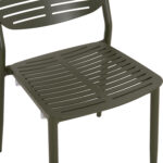 ΚΑΡΕΚΛΑ ΤΡΑΠΕΖΑΡΙΑΣ HILLIARD HM6645.07 ΑΛΟΥΜΙΝΙΟ OLIVE GREEN 46x54x78Υεκ - Image 8
