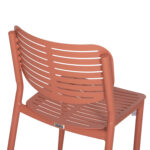 ΚΑΡΕΚΛΑ ΤΡΑΠΕΖΑΡΙΑΣ HILLIARD HM6645.08 ΑΛΟΥΜΙΝΙΟ ΣΕ TERRACOTTA 46x54x78Υεκ - Image 9