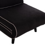 ΠΟΛΥΘΡΟΝΑ ΚΡΕΒΑΤΙ BRAXTON HM8425.03 ΜΑΥΡΟ ΥΦΑΣΜΑ 78x88x78Υεκ. - Image 9