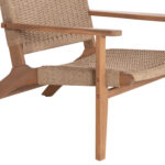 ΠΟΛΥΘΡΟΝΑ LOUNGE MONTER HM6241.01 ΞΥΛΟ ΑΚΑΚΙΑΣ ΦΥΣΙΚΟ-ΣΧΟΙΝΙ ΜΠΕΖ 63.5x60x69Υεκ - Image 9