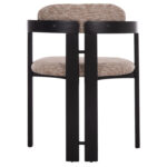 ΠΟΛΥΘΡΟΝΑ ΤΡΑΠΕΖΑΡΙΑΣ KALL HM18247.02 ΚΑΦΕ ΥΦΑΣΜΑ--PLYWOOD ΣΕ ΜΑΥΡΟ 56x45x73Υεκ - Image 6