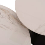 ΣΕΤ 2 ΤΡΑΠΕΖΙΑ ΣΑΛΟΝΙΟΥ RIDGE(X) HM18307.02 SINTERED STONE TOPS--ΒΑΣΕΙΣ ΜΑΥΡΕΣ Φ50 & Φ70 - Image 9