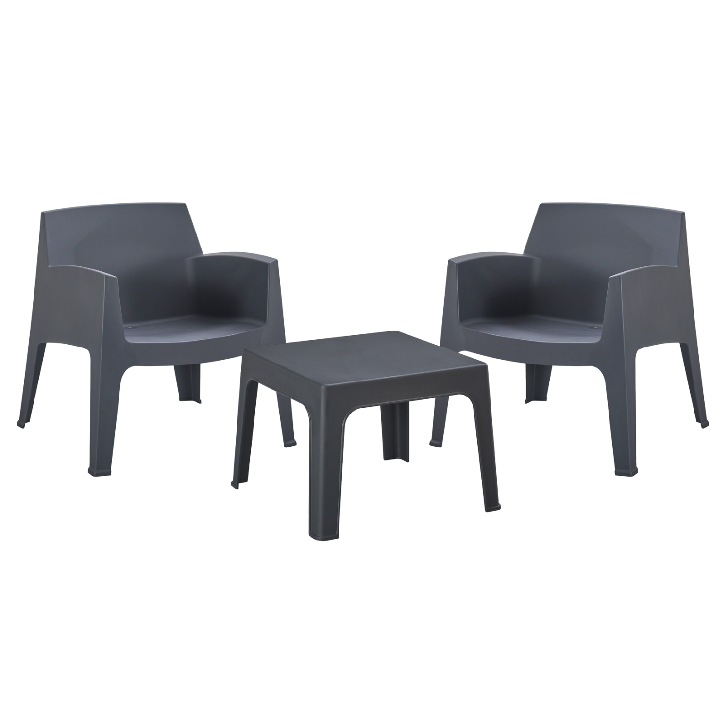ΣΕΤ LOUNGE 3ΤΜΧ SLEEK HM21274.10 ΓΚΡΙ ΠΟΛΥΠΡΟΠΥΛΕΝΙΟ