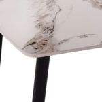 ΤΡΑΠΕΖΙ RAVEN HM9854.04 ΚΕΡΑΜΙΚΟ TOP ΜΕ ΟΨΗ ΜΑΡΜΑΡΟΥ τ.CALACATTA 120x70x73Υεκ. - Image 7