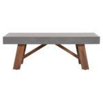 ΤΡΑΠΕΖΙ ΜΕΣΗΣ FIBER CEMENT & ΞΥΛΟ ΑΚΑΚΙΑΣ MAEVE HM6595.01 ΓΚΡΙ 130x70x46Υεκ. - Image 3