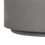 ΤΡΑΠΕΖΙ ΜΕΣΗΣ FIBER CEMENT ΣΤΡΟΓΓΥΛΟ KYOKO HM6579.01 ΓΚΡΙ Φ90x30Υεκ. - Image 6