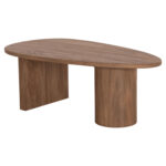 ΤΡΑΠΕΖΙ ΣΑΛΟΝΙΟΥ ΟΒΑΛ ALPER HM18327 MDF ΣΕ SONAMA ΧΡΩΜΑ 110x60x40Υεκ - Image 6