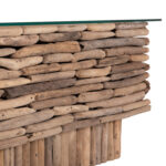 ΤΡΑΠΕΖΙ ΣΑΛΟΝΙΟΥ ΟΡΘΟΓΩΝΙΟ SPARROW HM18366 DRIFTWOOD--ΓΥΑΛΙ 105x45x47Υεκ. - Image 8