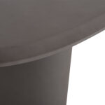 ΤΡΑΠΕΖΙ ΤΡΑΠΕΖΑΡΙΑΣ FIBER CEMENT ΟΒΑΛ GLEN HM6598.01 ΓΚΡΙ 260x95x75Υεκ - Image 7
